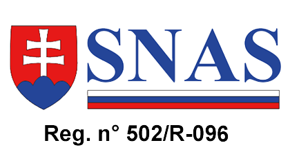 Logo SNAS (ISO 45001): Reg. n° 502/R-096