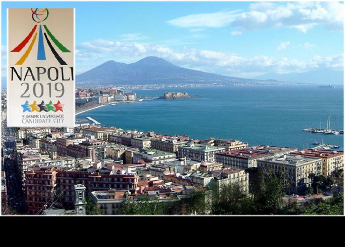 LE UNIVERSIADI 2019 SI SVOLGERANNO A NAPOLI: LA CITTA' VINCE LA CANDIDATURA