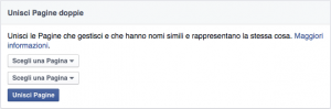 unisci due pagine doppie